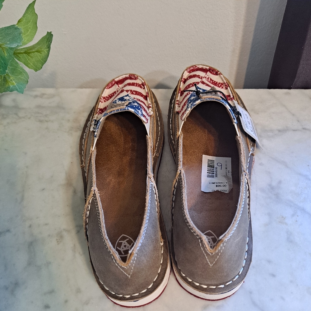Women’s American flag Ariat Cruisers 9B - Picture 5 of 9